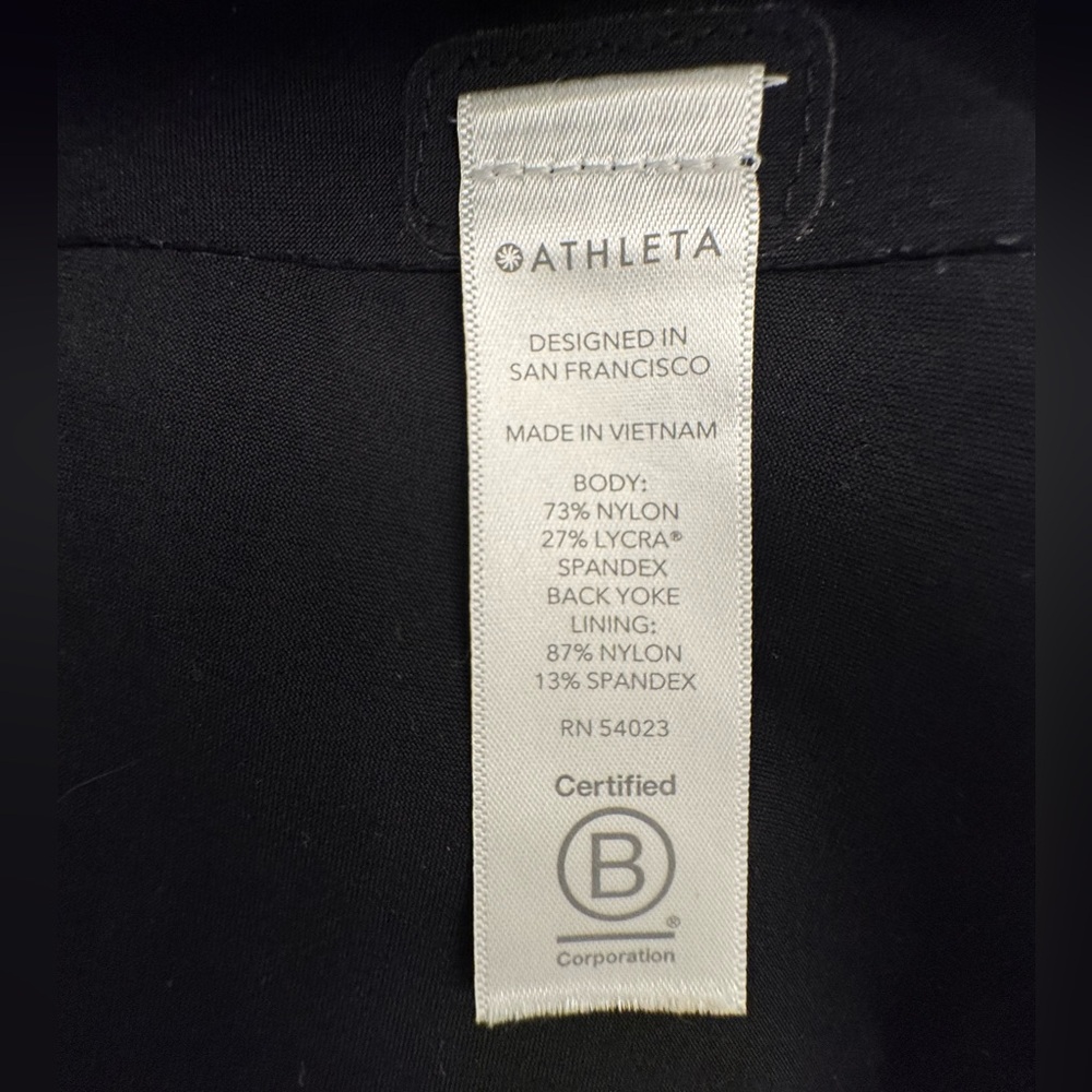 Athleta Interstellar Blazer in Black SZ 2 - Picture 8 of 9